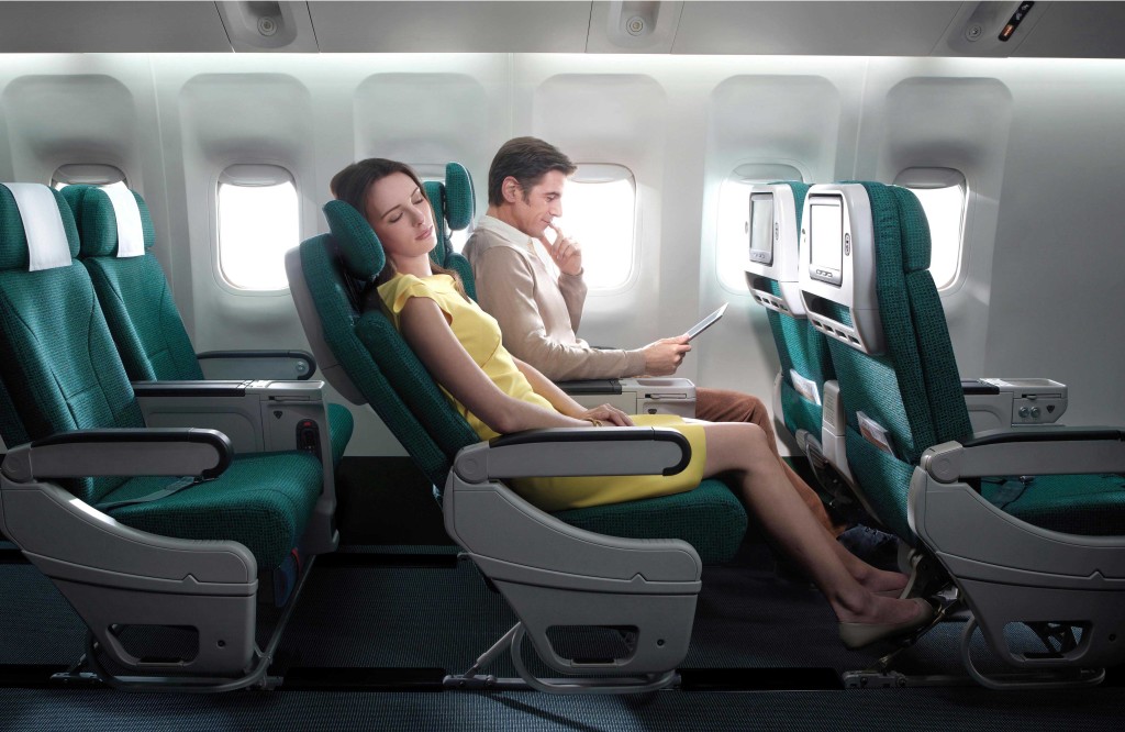 Business class routine in Canada 